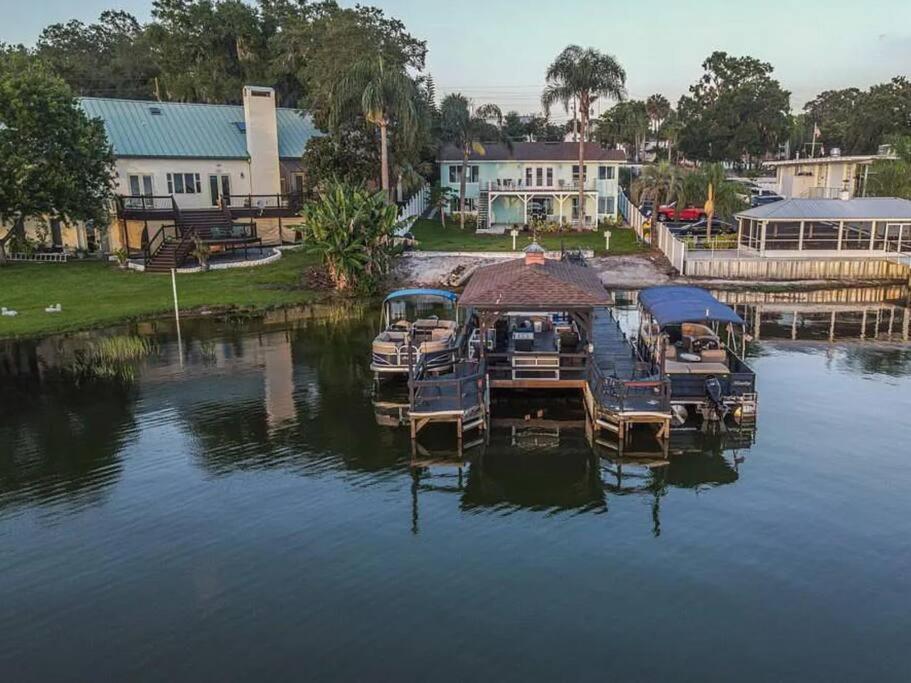 Lakefront Duplex With Pontoon Boat 2 Bedroom Home Mount Dora Eksteriør bilde